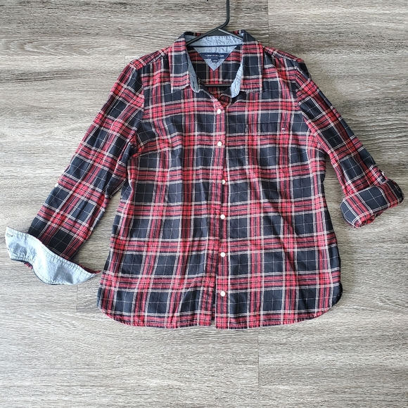 Tommy Hilfiger Tops - Tommy Hilfiger Plaid Shirt